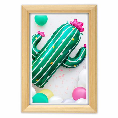 Ramka drewniana Icar DRWA 0 Brązowa jasna, 15x21cm